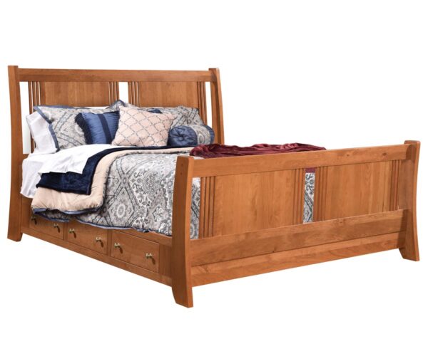 Open Sleigh Bed