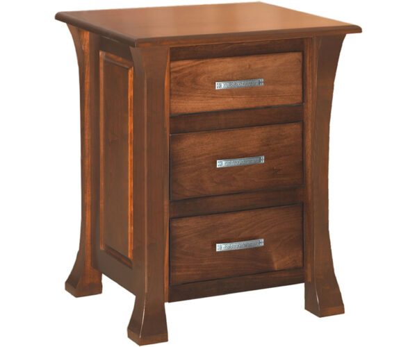 Vandalia 3 Drawer Nightstand