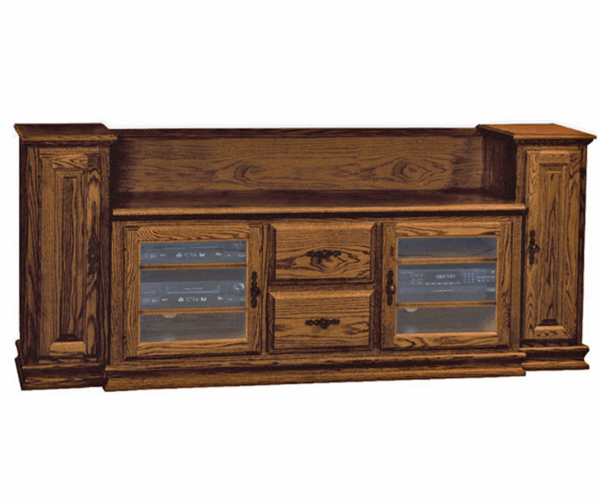 Heritage TV Console with Towers