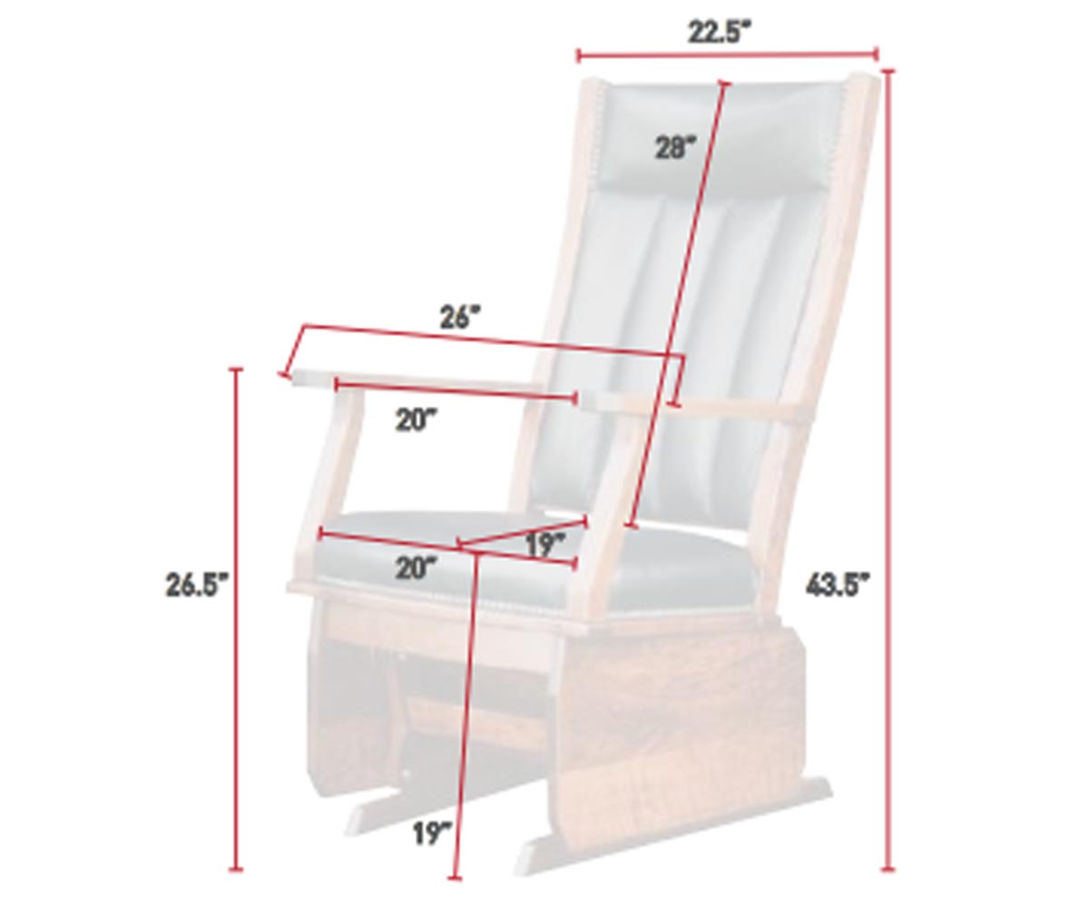Mission Glider with Solid Sides - Image 2