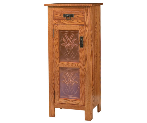 Mission Copper Panel Pie Safe With Drawer