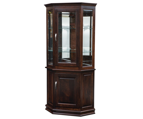 Corner Deluxe With Enclosed Base Curio