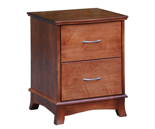 Crescent 2 Drawer Nightstand