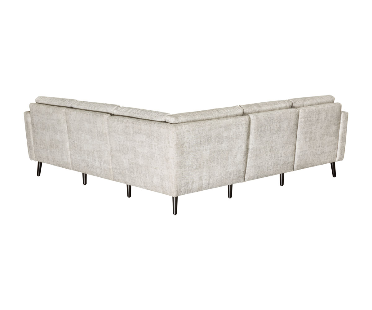 Serene 5 Seat Sectional Tear Drop Arm - Image 2