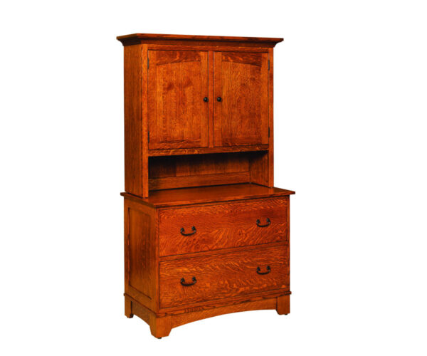 Noble Mission Lateral File Cabinet with Storage Topper