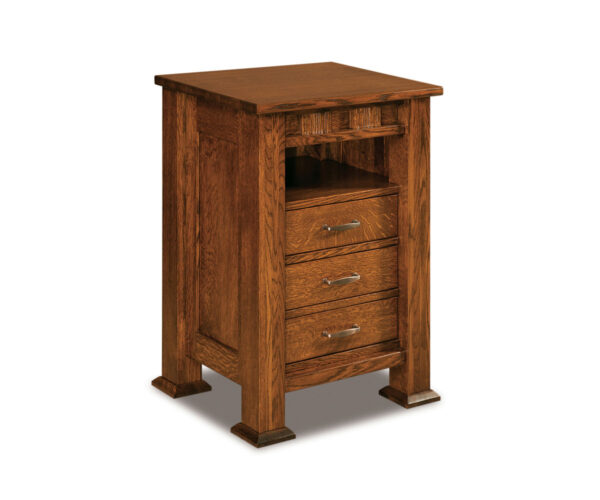 Sequoyah 3 Drawer Open Nightstand