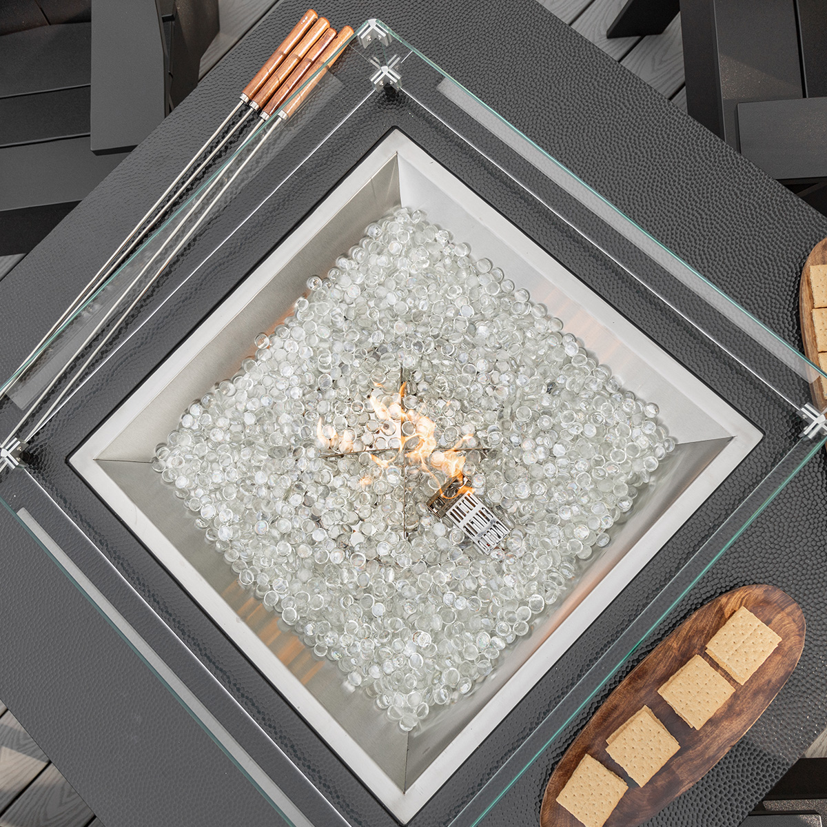 Numa Square Fire Pit - Image 4