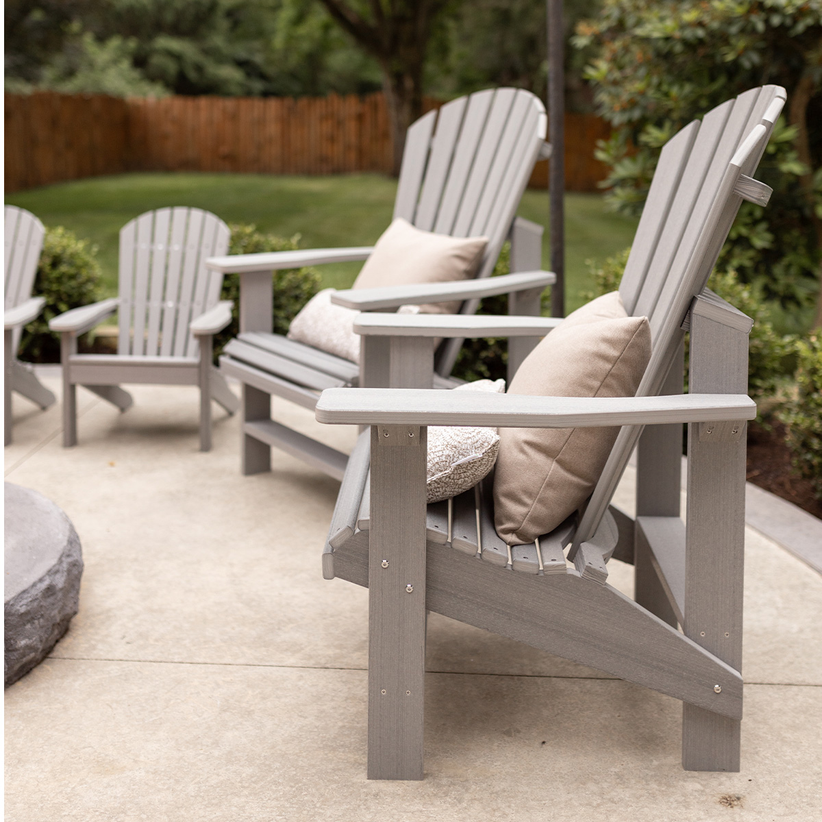 Comfo Back Upright Adirondack Chair - Image 4