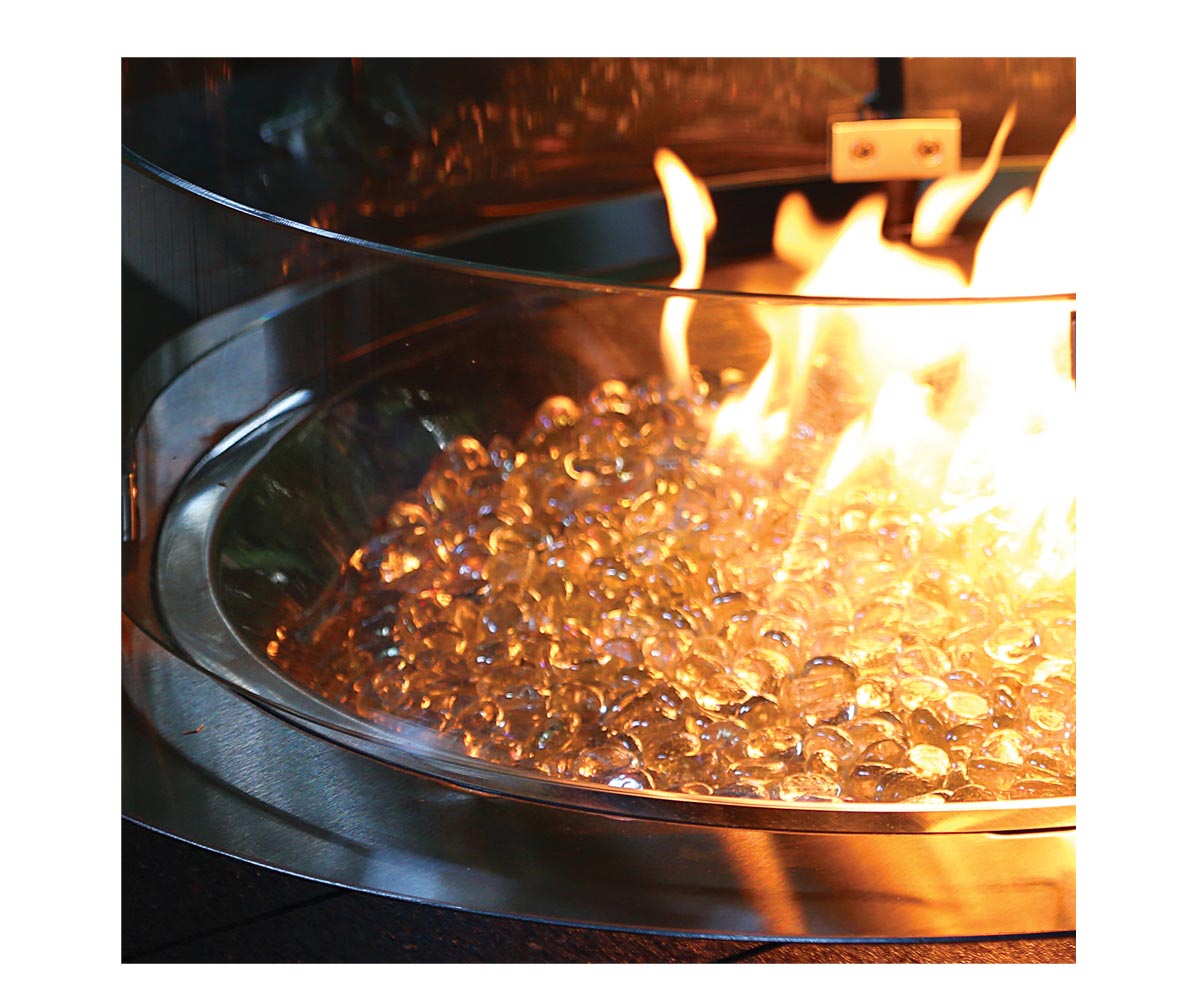 Donoma 44" Round Dining Fire Table - Image 3