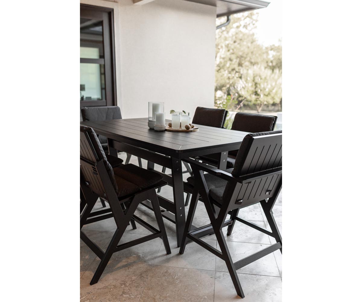 Hudson 40"x70" Rectangular Table - Counter Height - Image 4