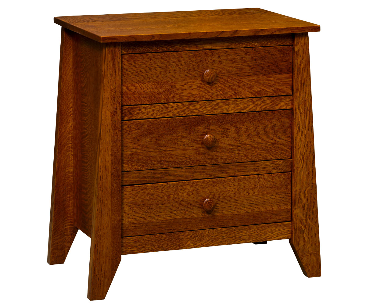 Berwick 3 Drawer Nightstand