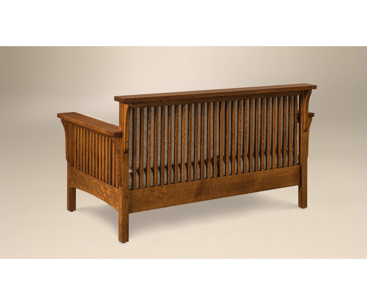 Highback Slat Loveseat - Image 2