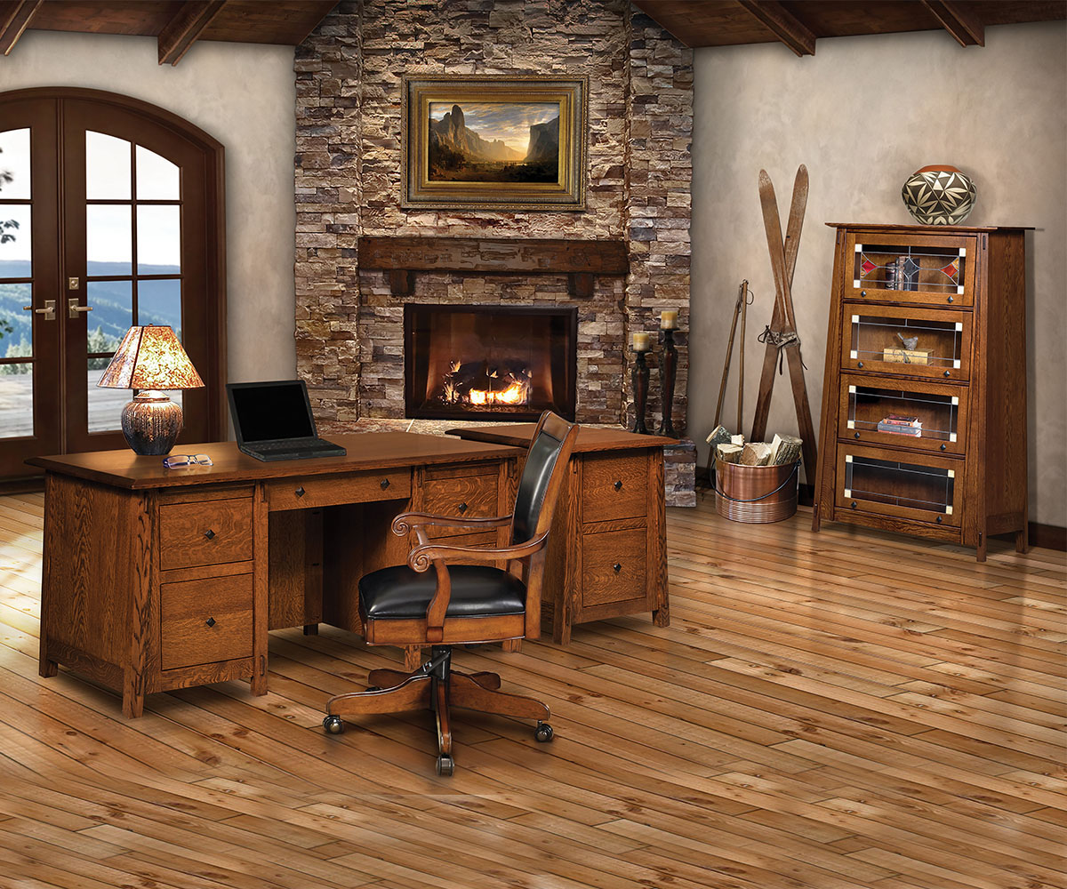 Colbran Single Pedestal Desk - Image 2