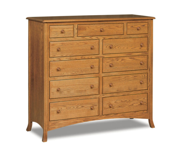 Carlisle 11 Drawer Double Chest