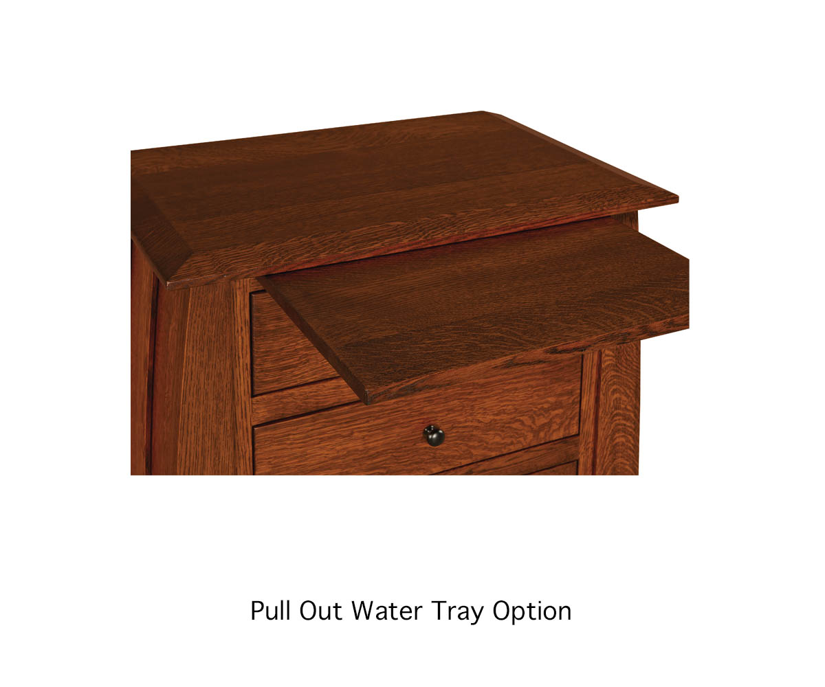 Boulder Creek 1 Drawer Open Nightstand - Image 4