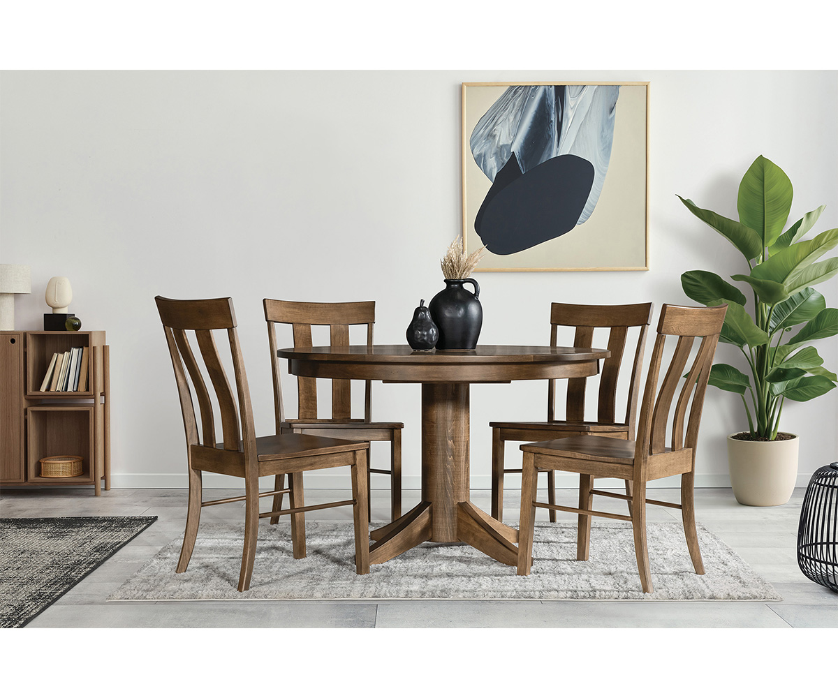 Nora Single Pedestal Table Collection - Image 2