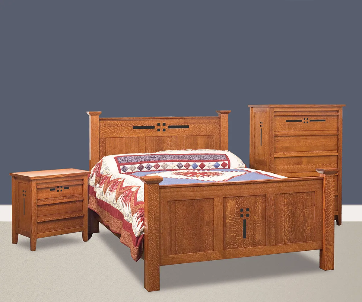 West Village 3 Drawer Nightstand - Image 3